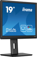 iiyama ProLite B1980S-B1 48,3 cm (19") PC flatscreen monitor, 1280 x 1024 pixels, VGA, LED, Zwart
