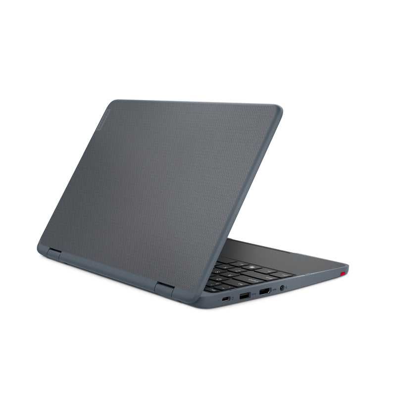 Lenovo 300w Yoga Gen 4 Intel® N N100 Hybrid (2-in-1) 29.5 cm (11.6") HD Touchscreen 4 GB LPDDR5-SDRAM 128 GB SSD Wi-Fi 6 (802.11ax) Windows 11 Pro Academic Belgian Gray