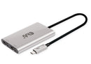 CLUB3D CSV-1586 hub & concentrateur Thunderbolt 3 40000 Mbit/s Argent