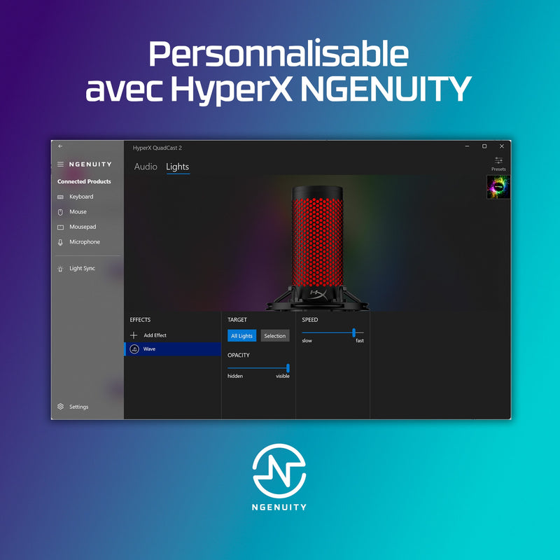 HyperX QuadCast 2 Black Microphone