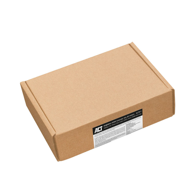 ACT AC7811 extension audio/video Émetteur et récepteur AV Noir