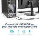 StarTech.com Carte Contrôleur PCI Express vers 4 Ports USB 3.0 avec 4 voies dédiés de 5 Gb/s - UASP - Alim SATA / LP4
