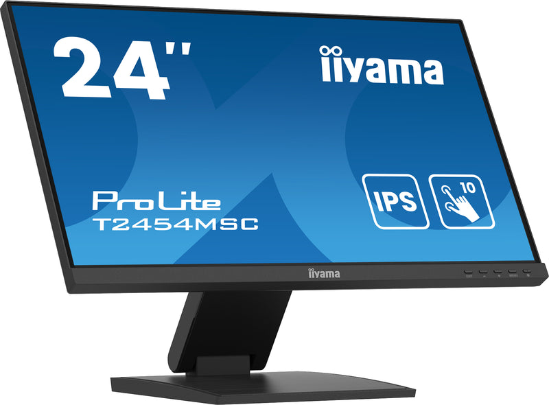 iiyama ProLite T2454MSC-B2AG écran plat de PC 60,5 cm (23.8") 1920 x 1080 pixels Full HD LED Écran tactile Multi-utilisateur Noir