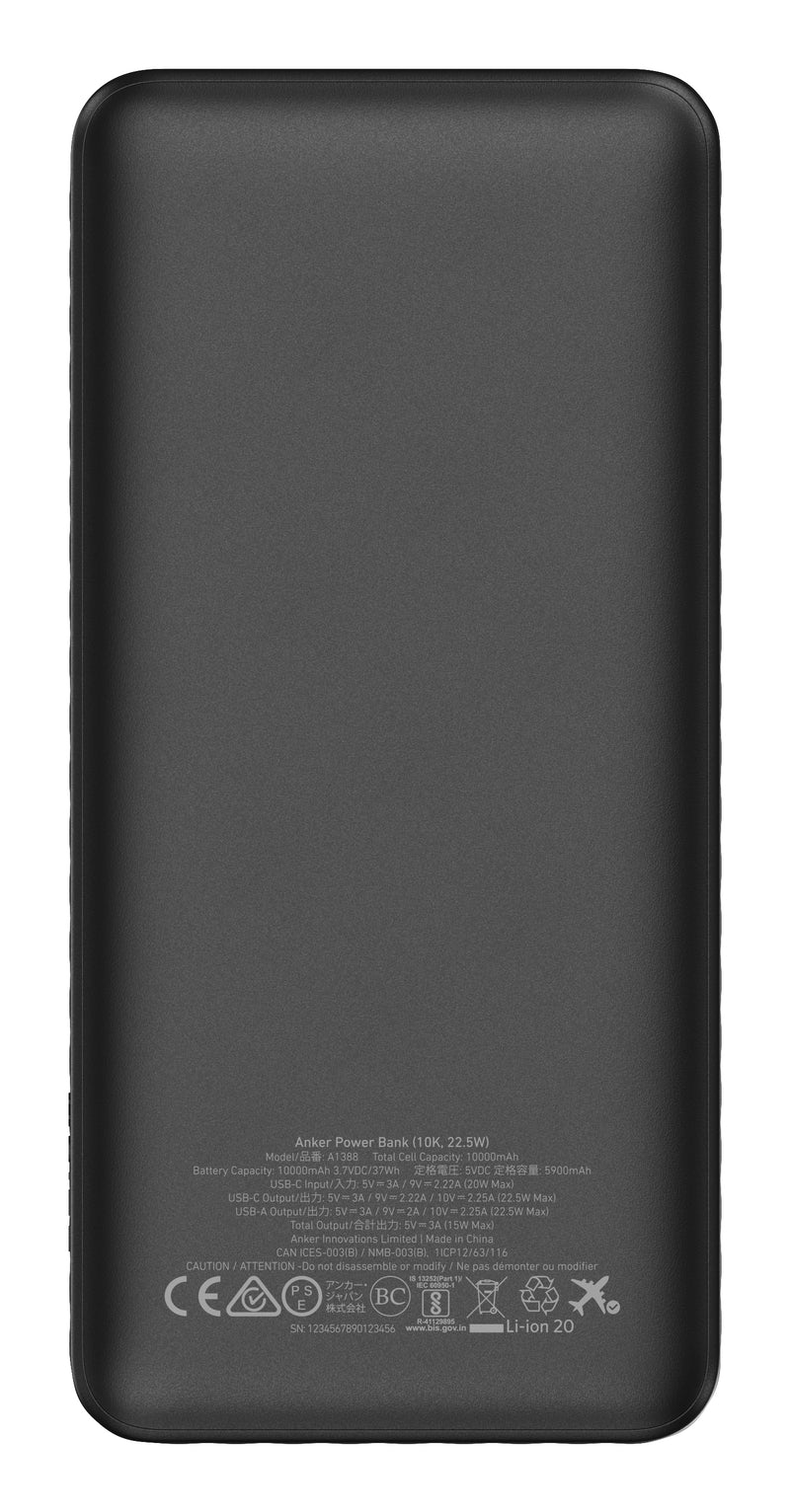Power Bank 10 000mAh 22.5W Black