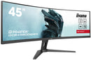 iiyama G-MASTER RED EAGLE CURVED plat pc-scherm 113 cm (44,5") 5120 x 1440 pixels Dual QHD LED Zwart