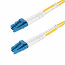 StarTech.com Câble Fibre Optique de 40m Duplex Monomode LC à LC (UPC) OS2, 9/125µm, 100G, Cordon Fibre Optique, Insensible à la Courbure, Faible Perte d'Insertion, Cordon Patch Fibre LSZH