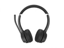 Conceptronic POLONA04B Headphones Wired &amp; Wireless Headband Calls/Music USB Type-C Bluetooth Black