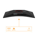 AOC G4 CU34G4 écran plat de PC 86,4 cm (34") 3440 x 1440 pixels Wide Quad HD LED Noir, Rouge