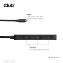 CLUB3D USB-C® to Triple DisplayPort™ MST Hub 4K60Hz