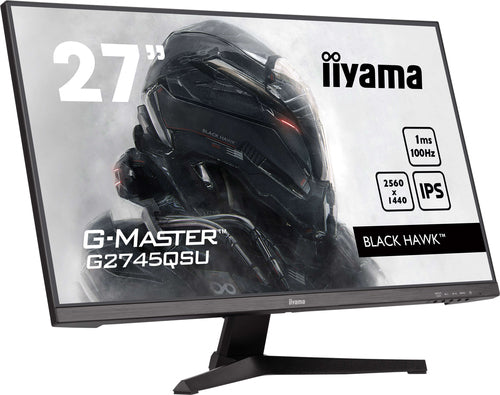iiyama G-MASTER G2745QSU-B2 flatscreen-pc 68,6 cm (27") 2560 x 1440 pixels Breedbeeld Quad HD LED Zwart