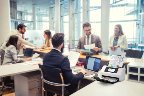 Epson WorkForce DS-800WN Alimentation feuille à feuille de scanner 600 x 600 DPI A4 Blanc