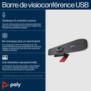 HP Poly Barre de visioconférence USB Poly Studio R30