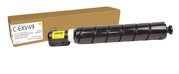 Toner remanufacturé Jaune Everyday™ de Xerox compatible avec Canon C-EXV49 (8527B002), Capacité standard