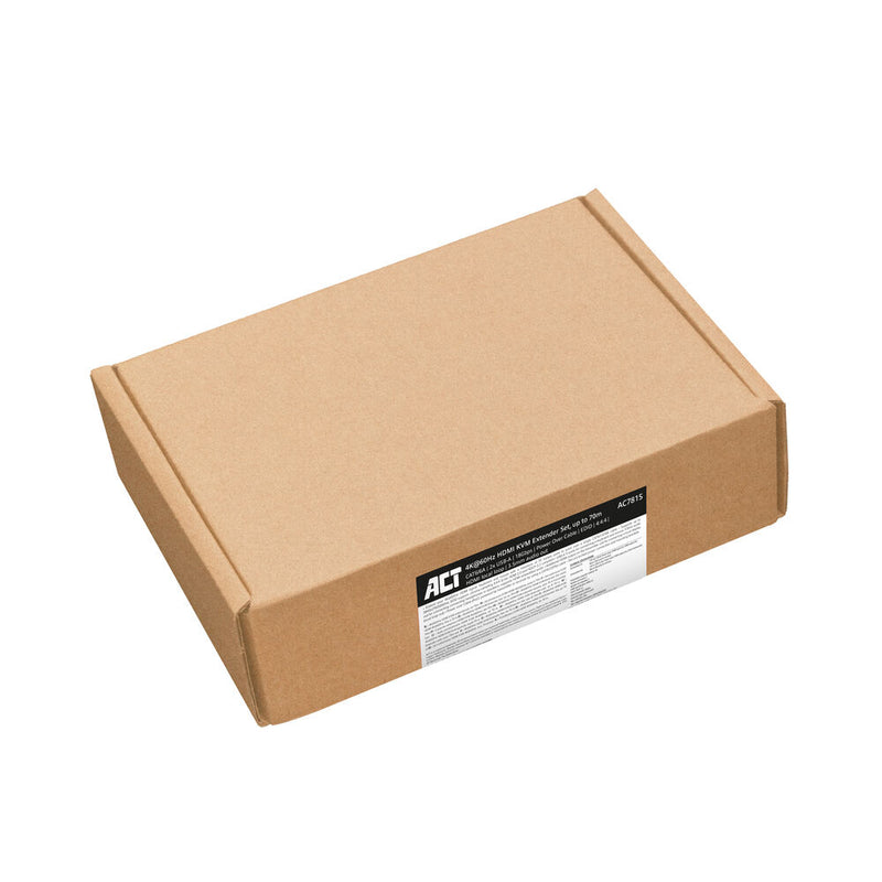 ACT Extender KVM 4K HDMI 2.0 sur CAT6A jusqu'à 70 mètres