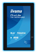 iiyama TW1625LASC-B3PNR écrans d’affichage de salle de réunion 39,6 cm (15.6") 1920 x 1080 pixels LED 802.11a, 802.11b, 802.11g, Wi-Fi 4 (802.11n), Wi-Fi 5 (802.11ac), Wi-Fi 6 (802.11ax) Noir Bluetooth