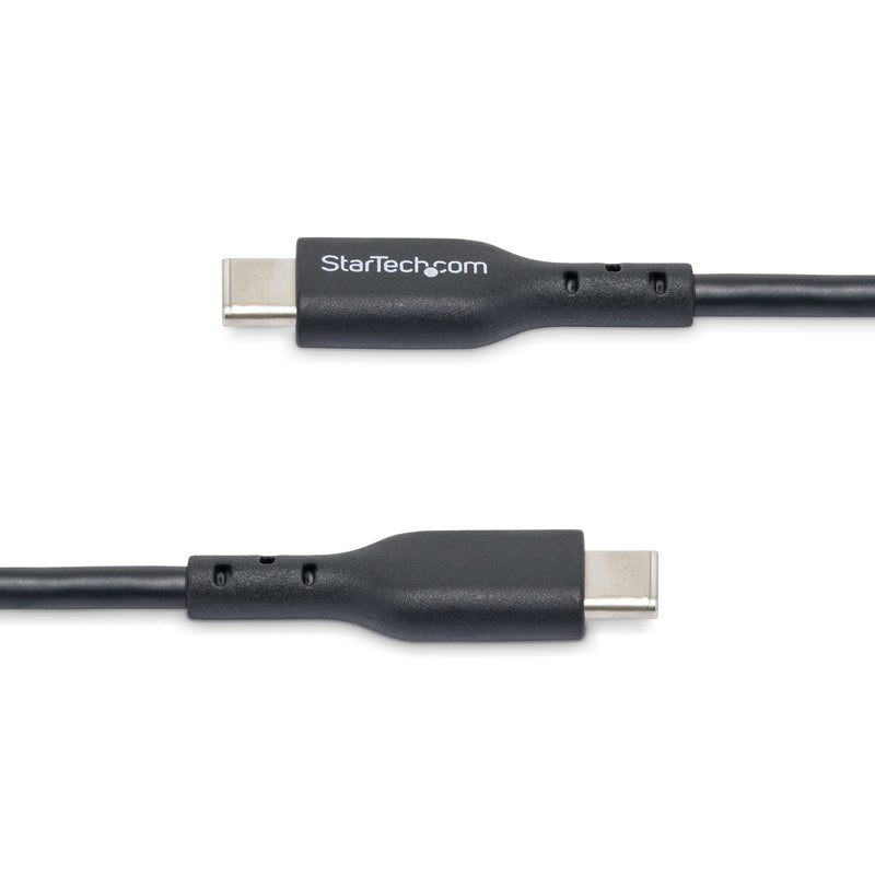 StarTech.com Câble de Charge USB-C de 2m, Charge et Synchronisation, 60W (3A) PD, Câble de Charge USB 2.0 pour Ordinateur Portable - Cordon de Charge USB C Noir