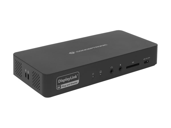 Conceptronic DONN31B station d'accueil Avec fil USB 3.2 Gen 2 (3.1 Gen 2) Type-C Noir