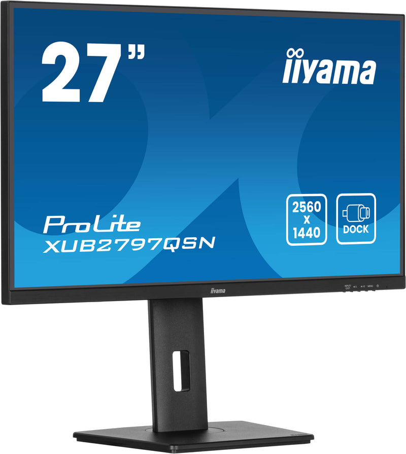 iiyama ProLite XUB2797QSN-B2 27" (68,6 cm) PC Flat Panel Monitor 2560 x 1440 Pixels Quad HD LED Zwart