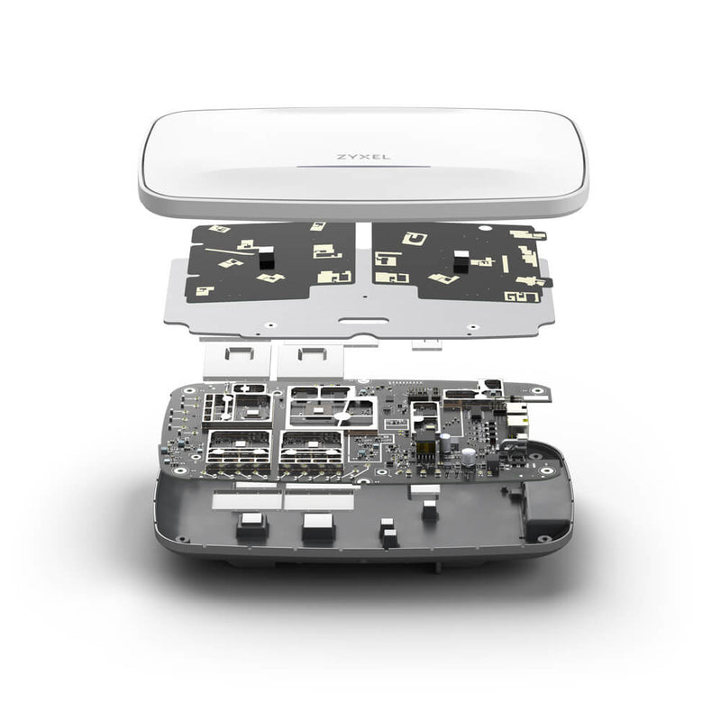 Zyxel WBE660S-EU0101F point d'accès réseaux locaux sans fil 11530 Mbit/s Gris Connexion Ethernet, supportant l'alimentation via ce port (PoE)