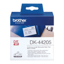 Brother DK-44205 ruban d'étiquette Noir sur blanc