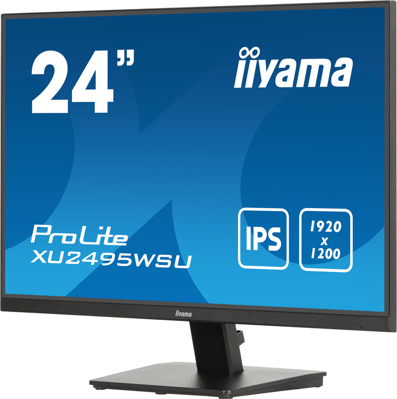 iiyama ProLite XU2495WSU-B7 platte PC-monitor 61 cm (24") 1920 x 1200 pixels Full HD LED Zwart