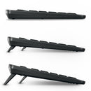 CHERRY Stream keyboard ultimate clavier maison/bureau USB + RF Wireless + Bluetooth AZERTY Français Noir