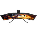 AOC G4 CU34G4 écran plat de PC 86,4 cm (34") 3440 x 1440 pixels Wide Quad HD LED Noir, Rouge
