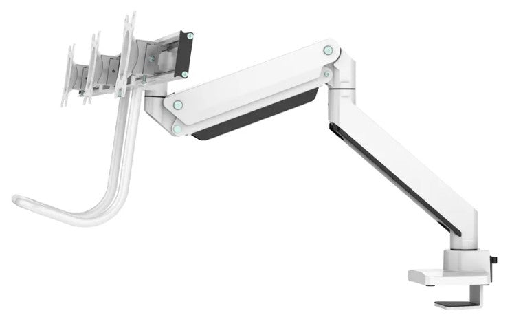 Neomounts NM-D775DX3WHITE support d'écran plat pour bureau 68,6 cm (27") Blanc