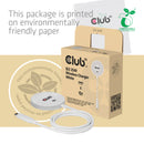 CLUB3D CAC-3026 chargeur d'appareils mobiles Téléphone portable, Smartphone, Smartwatch, téléphone Blanc USB Recharge sans fil Charge rapide Intérieure