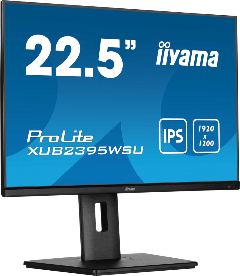 iiyama ProLite XUB2395WSU-B5 22,5" (57,1 cm) PC Flat Panel Monitor 1920 x 1200 pixels WUXGA LED Zwart