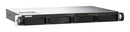 QNAP TS-435XEU NAS Rack (1 U) Marvell CN9131 4 GB DDR4 0 TB QNAP QTS Black, Gray