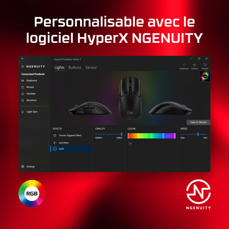 Pulsefire Haste Black Wired Mouse