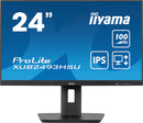 iiyama XUB2493HSU-B7 platte PC-monitor 60,5 cm (23,8") 1920 x 1080 pixels Full HD LED Zwart