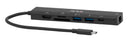CLUB3D CSV-2553 hub & concentrateur USB Type-C 5000 Mbit/s Noir