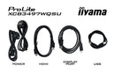 iiyama ProLite XCB3494WQSU-B1 écran plat de PC 86,4 cm (34") 3440 x 1440 pixels UltraWide Quad HD LED Noir
