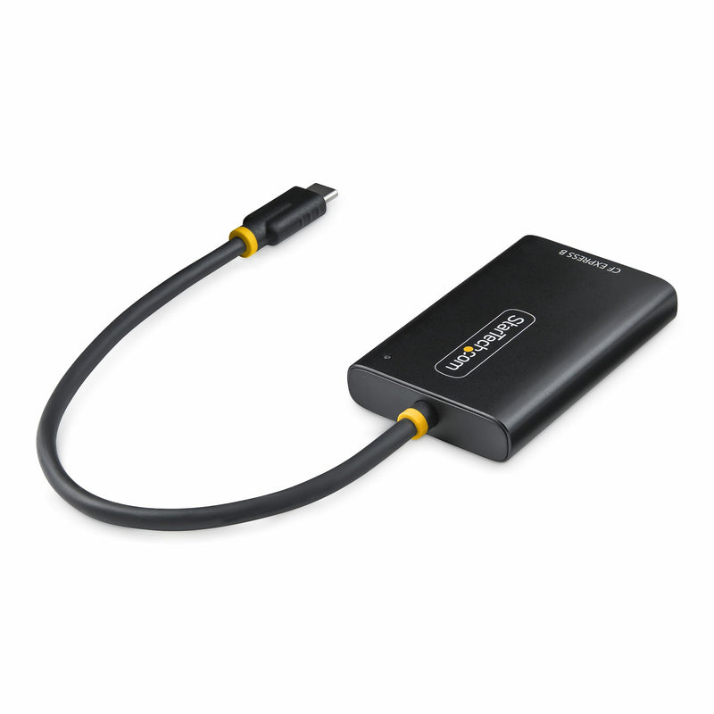 StarTech.com USB-C CFexpress Type B kaartlezer, USB 10 Gbps, draagbare geheugenkaartlezer, USB Type-C naar CF Express 2.0 adapter, werkt met alle besturingssystemen