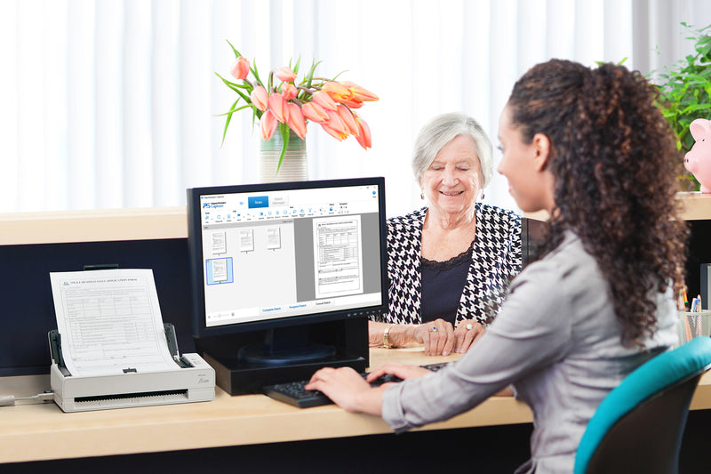 Ricoh fi-800R Numériseur chargeur automatique de documents (adf) + chargeur manuel 600 x 600 DPI A4 Noir, Blanc