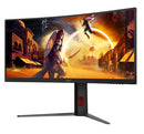 AOC G4 CU34G4 écran plat de PC 86,4 cm (34") 3440 x 1440 pixels Wide Quad HD LED Noir, Rouge