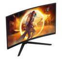 AOC G4 CQ32G4VE écran plat de PC 80 cm (31.5") 2560 x 1440 pixels Quad HD LCD Noir, Gris
