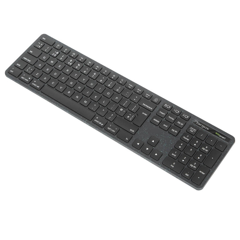 Targus EcoSmart AKB873NO clavier Universel RF sans fil + Bluetooth QWERTY Nordique Noir