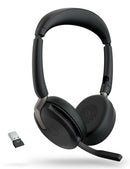 Jabra Evolve2 65 Flex Casque Avec fil &sans fil Arceau Bureau/Centre d'appels Bluetooth Noir
