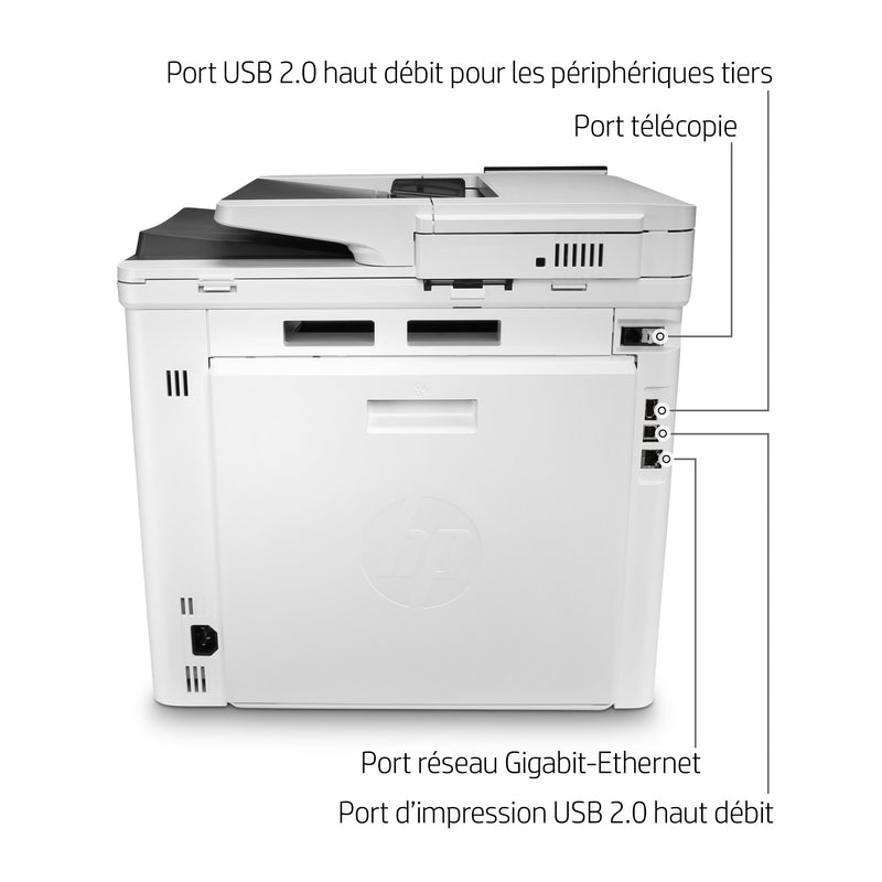HP Color LaserJet Enterprise LaserJet Enterprise M480f Multifunction Couleur Imprimante, Ethernet uniquement; Copieur, Scanner