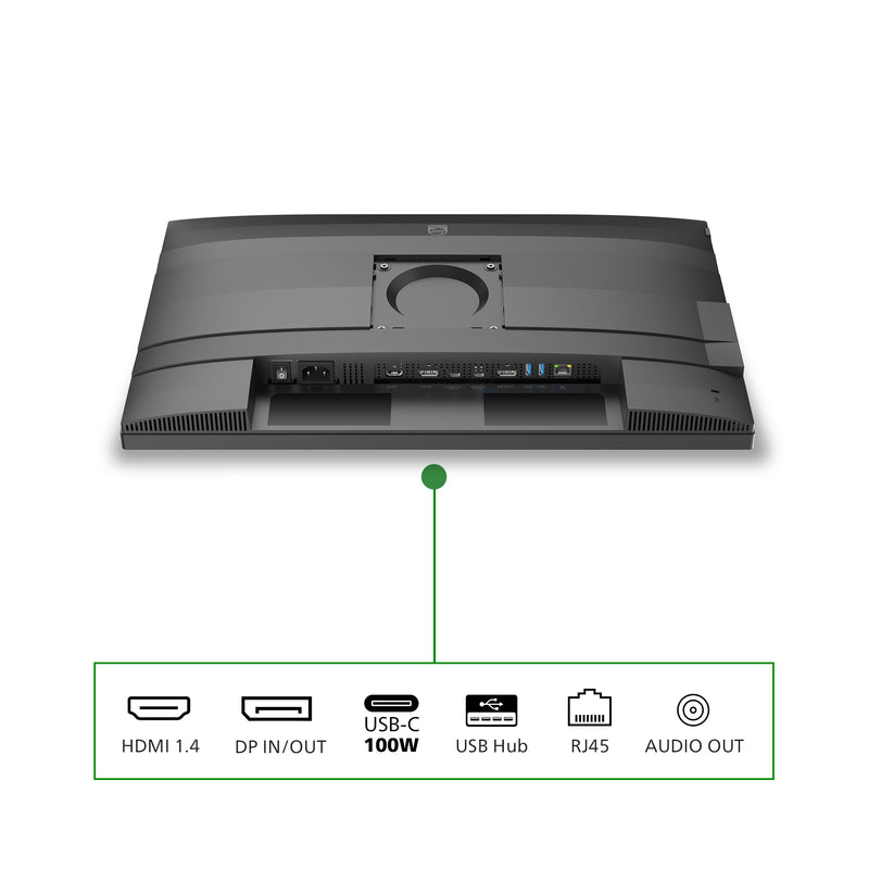 Philips 5000 series 24B2G5301/00 flat PC screen 60.5 cm (23.8") 1920 x 1080 pixels Full HD LCD Black