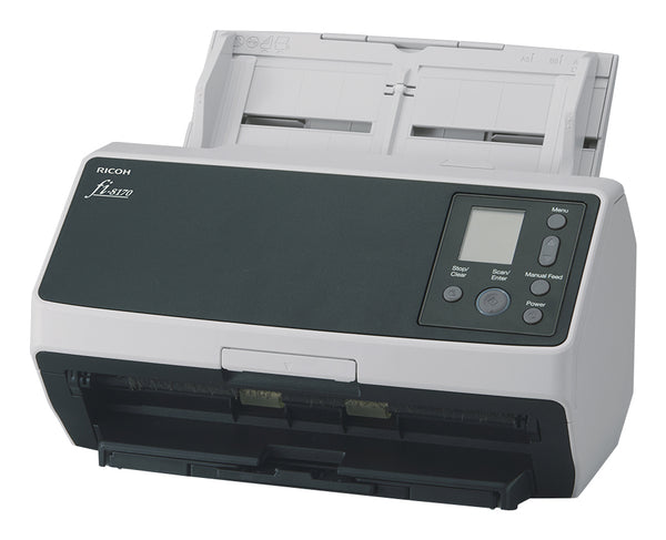 Ricoh fi-8170 Numériseur chargeur automatique de documents (adf) + chargeur manuel 600 x 600 DPI A4 Noir, Gris