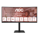 AOC E4 CU34E4CV écran plat de PC 86,4 cm (34") 3440 x 1440 pixels UltraWide Quad HD LCD Noir