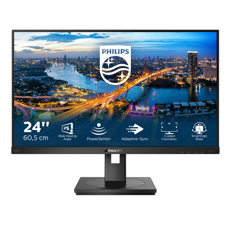 Philips B Line 242B1/00 LED display 60,5 cm (23.8") 1920 x 1080 pixels Full HD Noir