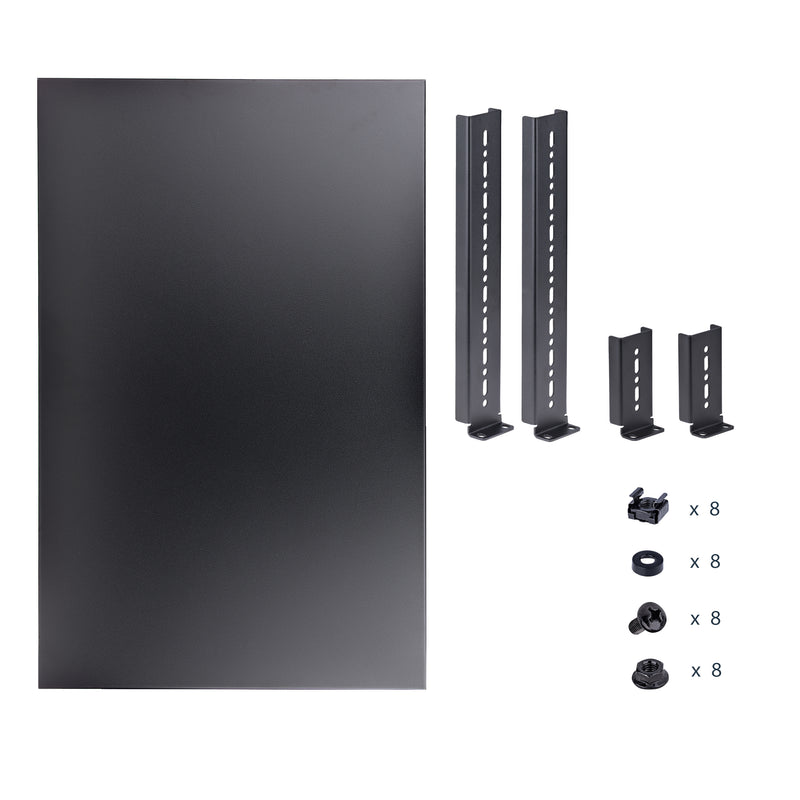 StarTech.com Étagère Réglable pour Montage en Rack Serveur 1U - 150 kg - Profondeur de Montage Réglable de 49,5 à 97,4cm Plateau Universel pour rack d'équipement AV/réseau 19" - Profondeur 69,8 cm