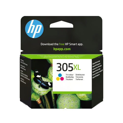 HP 305XL originele driekleureninktcartridge met hoog rendement