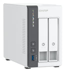 QNAP TS-216G serveur de stockage NAS Tower Cortex-A Cortex-A55 4 Go HDD Blanc