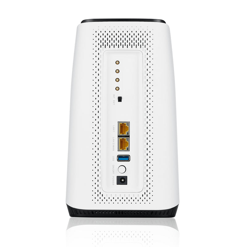 Zyxel FWA510 routeur sans fil Multi-Gigabit Ethernet Tri-bande (2,4 GHz / 5 GHz / 5 GHz) 5G Noir, Blanc